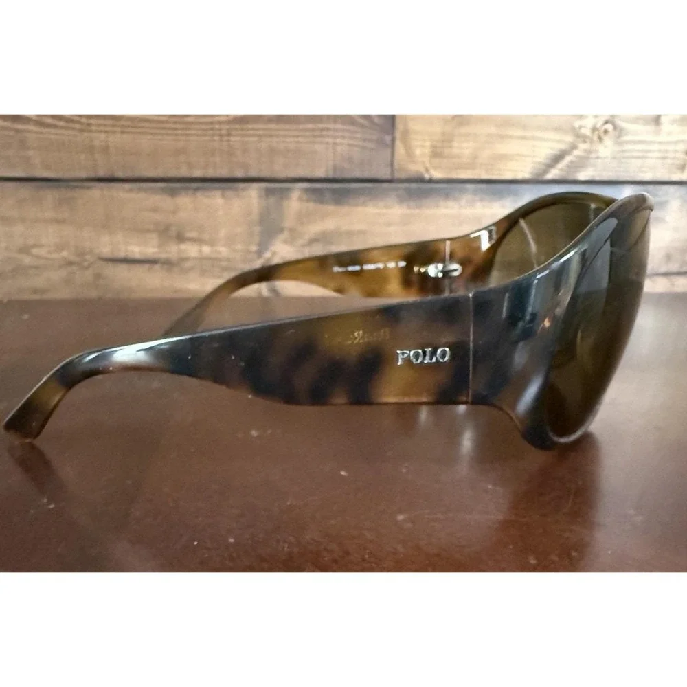 Vintage Ralph Lauren Polo Sunglasses Tortoise Wrap 4006 5063/73 Italy